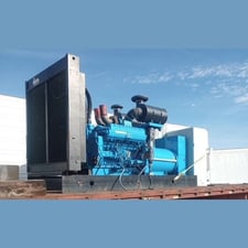 750 KW Cummins #DFHA, diesel generator set, prime duty, stationary/skid, open skid, QST30 G1 1,135 BHP, 1 hr