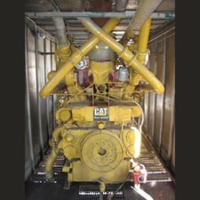 600 KW Caterpillar #G399TA, diesel generator set, 750 kVA, 3 phase, 60 Hz, 1200 RPM