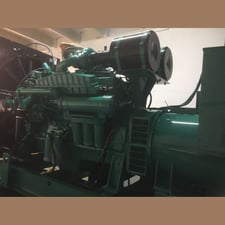 600 KW Cummins #VTA28-G2, diesel generator set, 480 Volts, 60 Hz, 1800 RPM, 815 hours, 1988