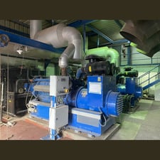 720 KW MWM #TCD 2016 V16, 50 Hz diesel generator set, stationary, ~10,000 hours (2 available)