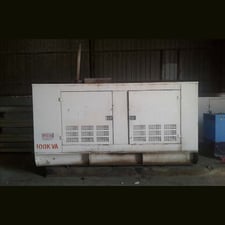 36-86 KW Perkins, diesel generator set, soundproof canopy, internal tank, single & 3 phase (2 available)