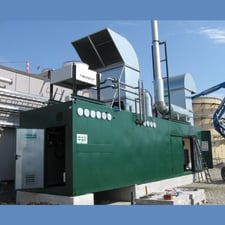 1058 KW Jenbacher #J320, natural gas generator set, stationary, sound attenuated, 600 Volts, 60 Hz, 3 phase