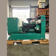 35 KW Onan #35EK, natural gas/propane generator set, standby, stationary, auto start, new radiator, 2,498