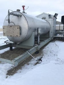 72" x 20' Horizontal Treater, Internally Coated, 75 psi