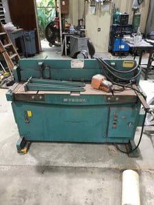 16 gauge x 4.4' Wysong #H52, Hydraulic Power Squaring Shear, 3 HP, 475-100 SPM