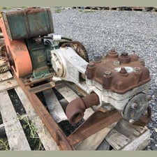 10 HP Boyles #BB-5-12, Simplex Piston Pump with Gas Motor