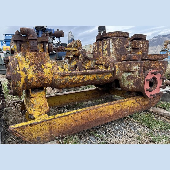 Gardner Denver #AG6, Duplex Piston Pump, 6" x 4" x 6", Skid Mounted