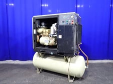 125 psig, Ingersoll-Rand #UP6-20-125, rotary screw air compressor, 200 V.