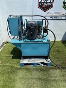 15 HP Hydraulic Power Unit, 88-gallon reservoir, 1760 RPM, thermal transfer heat exchanger, 460 Volts