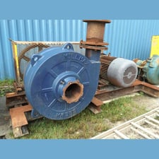 2000 GPM @ 350' TDH, Krebs #MM200, MillMAX Slurry Pump, 8" suction x 6" discharge, 100 HP