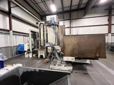 Kuraki #KTB-13EA, cnc horizontal boring mill, 157.4" x90.5" x51.2" travel, 60 HP, 4,000 RPM, 40 automatic