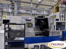 Daewoo Doosan #Puma-400C, CNC turning center, Fanuc 21iTB, 30.3" swing, 6.5" bar, 3-jaw chuck, 2007