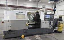 Okuma #LB-35II/750, chucker lathe, 2-Axis, OSP200L Control, 21.65" swing, 31.5" cc, 2.9" bar, 15" chuck, 2007