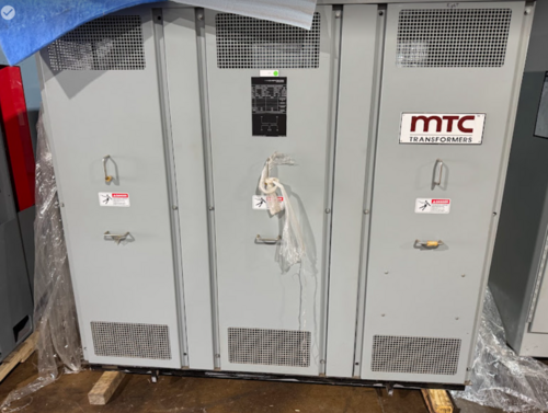 80 KVA 7200 Primary, 120/240 Secondary, Schaffner Schaffner Dry Type Transformer