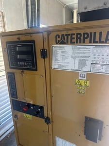 500 kW Caterpillar #LC6, Diesel Generator Set, Cat 3456 Engine, Enclosed, 9,129 Hrs, 2005