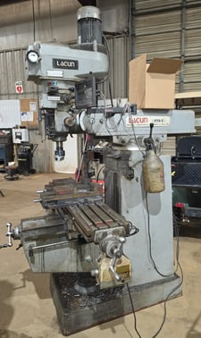 Lagun #FTV-2, Vertical Milling Machine, 10" x50" table, 3 HP