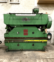 60 Ton, Bronx #1716, press brake, 10' overall, 440 V., 3 phase