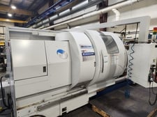 Milltronics #ML35/80, CNC Lathe, 36.2" swing, 6.02" bore, 35/25 HP, 8-Station Turret, Tailstock, 2015