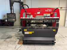 50 Ton, Amada #RG-50, CNC Hydraulic Press Brake, 6.5' overall, 82.1" Bending Length, NC9-EX II Control, 2001