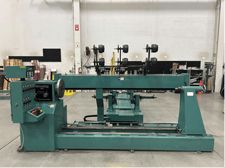 Broomfield #400C, Electrical Coil Winder, 3-Conductor, 590 RPM, 60" Max Coil Length, 220 V., 3-Phase