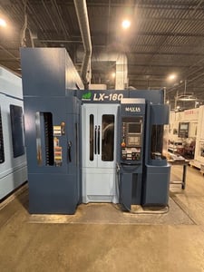 Matsuura #LX-160, 5-Axis CNC vertical machining center, 46,000 RPM, 20 HP, HSK 40, 42-Pallet, 338 automatic
