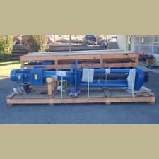 200 GPM @ 80' TDH, Warman #4SA45272RC6077, Slurry Pump, 4" discharge, 24 HP, 1200 RPM, 460 Volts, abrasion