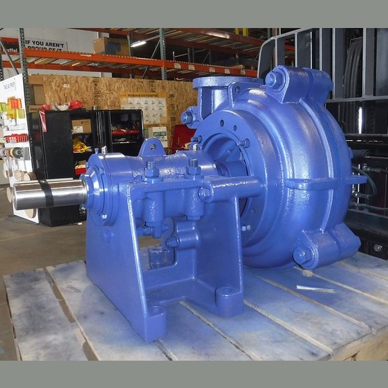 Warman #WX-AH, Slurry Pump, 6" inlet x 4" discharge, metal lined, (2 available)