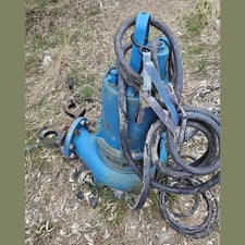Barnes #4SE7524L, Submersible Sewage Ejector Pump, 4" outlet, 7" impeller diameter, 40' power cord, 7.5 HP