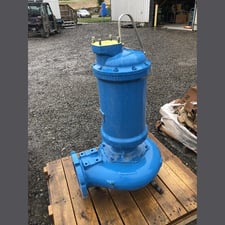 Barnes #8SHDU10048, Submersible Effluent/Sludge Pump, 8" discharge, 12" impeller diameter, 10 HP, 870 RPM