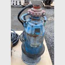 936 GPM @ 75' TDH, Tsurumi #KRS2-B6, Submersible Pump, 4" discharge, 15 HP, 575 Volt, 3PH, (3 available)