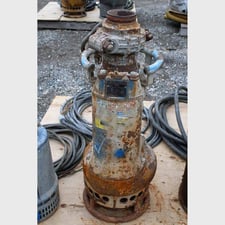 383 GPM @ 57' TDH, Tsurumi #KRS2-B3, Submersible Pump, 4" discharge, 5 HP, 575 Volt, 3PH