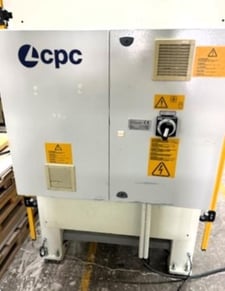 SCM #Action-FL-2500, Semi-Auto Case Clamp, 98.4" width x 49.2" H x 31.5" D capacity, 15 KN press force, 2017
