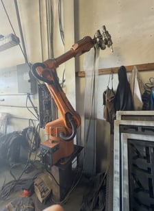 KUKA, 6-Axis Robotic Fiber Laser Cutting System, 1500 watt, 7th axis positioner, 220 Volt, 2021