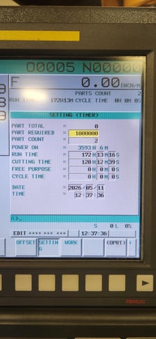 SMEC #MCV-50, CNC Vertical Machining Center, 41.3" x20.27" x20.47" Travel, 12,000 RPM, CT40, 30 automatic