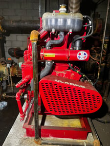 1500 GPM @ 100 psi, Pentair Aurora 6-481-18B UL/FM Diesel Fire Pump Package - Clark Controller