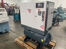 FSCurtis #NXB6, rotary screw air compressor, 7 HP, 60 gallon tank, 208-230/460 V.