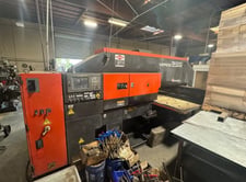 22 Ton, Amada #Vipros-255, CNC turret punch, 31 stations, 50" x 50", GE 18P Control, 1999