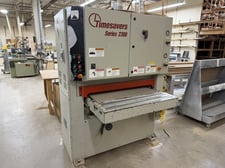 37" Timesavers #2311-23-1, single head wide belt sander, 20 HP, 460 V., 2001