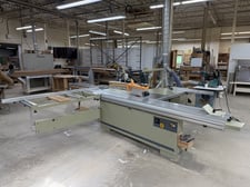 Mini Max #Formula-S1, sliding table saw, 9 HP, 4,000 RPM, 230 V., 1997