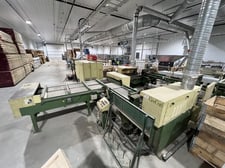 Weinig #BF600, batch finger jointer, horizontal & vertical, 20' press, 440 V.