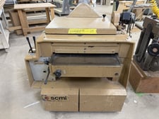 24" SCMI #S63, planer, straight knife cutterhead, w/ knife grinder/sharpener