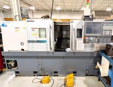 Okuma #GENOS-L400E, CNC Turning Center, OSP-P200L-R, 3,000 RPM, 10" Chuck, 12-Pos. Turret, 2012
