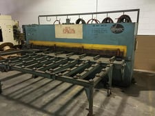 1/4" x 10' Accurshear #COST-CUTTER, Hydraulic Power Squaring Shear, 10 HP, 1980