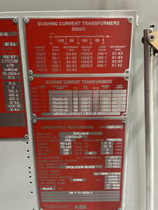 2000 Amps, ABB, 242 PA 40 20 242 PA 40-20, 242 kV, High Voltage Circuit Breaker