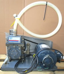 Welch #1400, DuoSeal vacuum pump, 1/3 HP, 1725 RPM, 115 V.