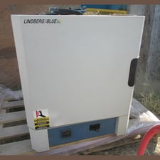 9" width x 9" H x 14" D Lindberg/Blue M #BF51894C, box furnace, 1100 °C max, 3,500 width, 240 V.