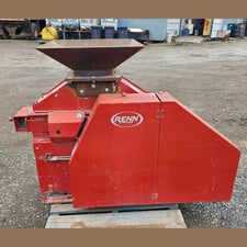 Renn #RMC12, feed/grain roller mill, 16" diameter x 12" wide rolls, 10 HP, 575 V., 1,760 RPM