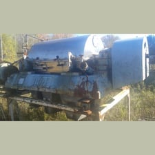 24" x 38" Bird #24 x 38, solid bowl decanter centrifuge, Stainless Steel, 2,400 RPM, 75 HP, 550 V., 3 Ph.