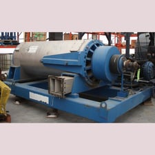 28" Siebtechnik #TS 710 E, solid bowl decanter centrifuge, 1,800 RPM, 100 HP, 460 V., 3 Ph., 1995