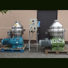 Alfa-Laval #BRPX 214 HGV-34-22, disc centrifugal clarifier separator, 30,000 L/h, 18.5 kW, 220/380 V. (2